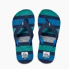 Reef Kid’s Ahi Sandal Deep Sea Stripes 2 Reef Kid’s Ahi Sandal Deep Sea Stripes -Lauries Shoes Store Reef Kids Ahi Sandal Deep Sea Stripes