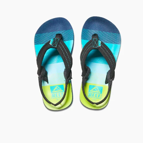 Reef Kid’s Little Ahi Sandal Aqua/Green 3 Reef Kid’s Little Ahi Sandal Aqua/Green