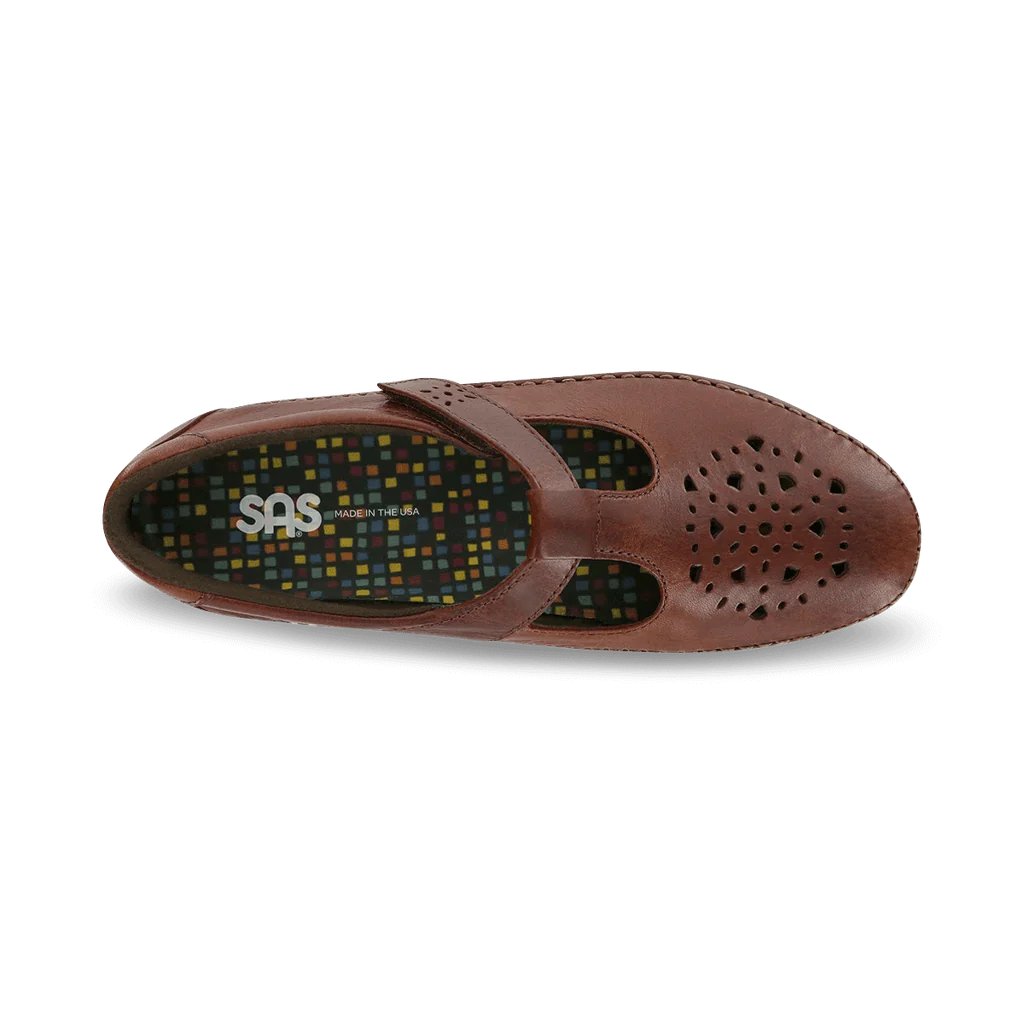 SAS Women’s Willow EZ Strap Walking Shoe Chestnut 4 SAS Women’s Willow EZ Strap Walking Shoe Chestnut - Image 2