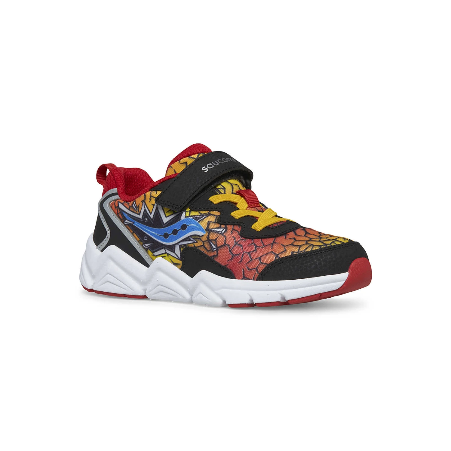 Saucony Kid’s Flash 3.0 A/C Sneaker Black/Red/Yellow 3 Saucony Kid’s Flash 3.0 A/C Sneaker Black/Red/Yellow