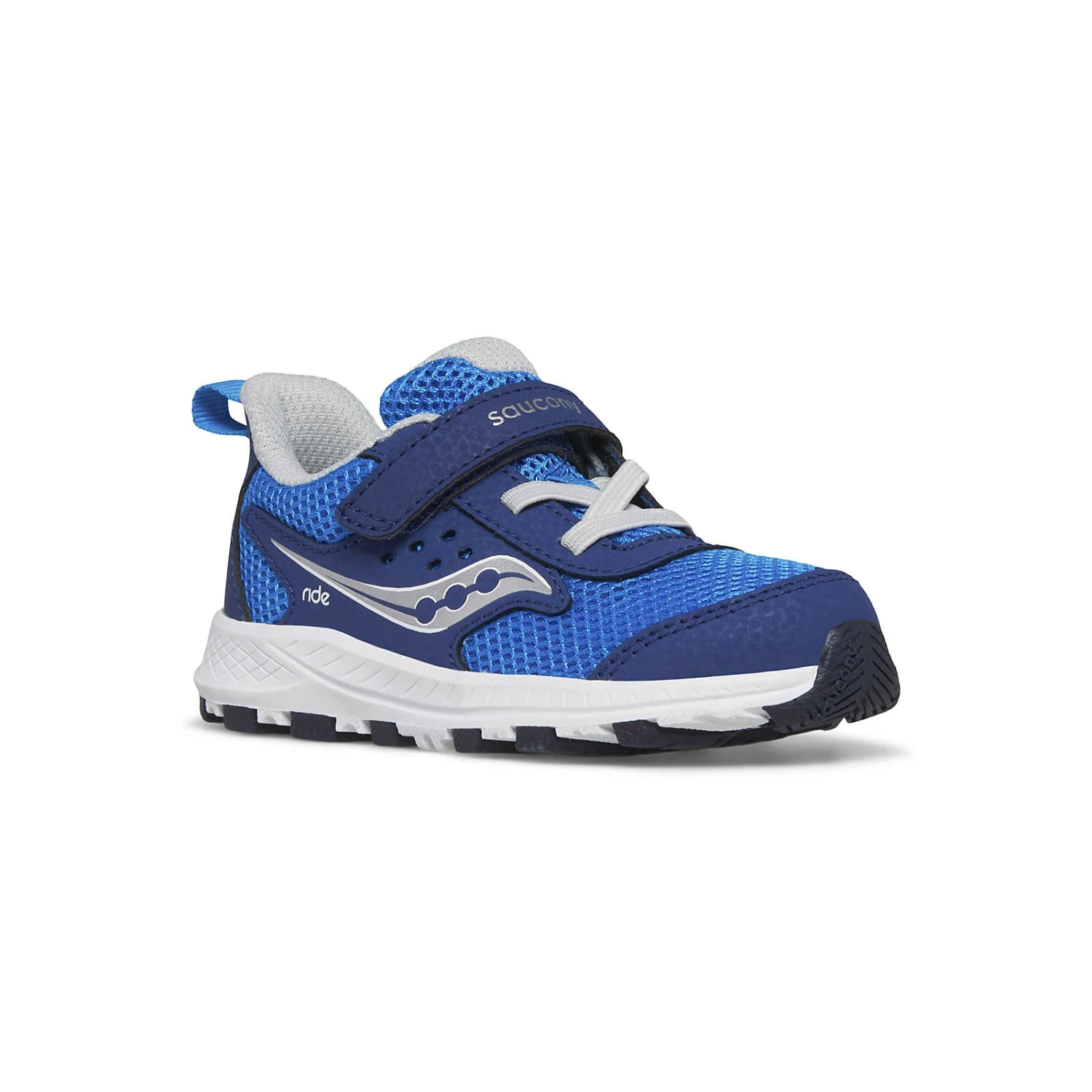 Saucony Kid’s Ride 10 Jr Sneaker Blue/Silver 3 Saucony Kid’s Ride 10 Jr Sneaker Blue/Silver