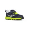 Saucony Kid’s Ride 10 Jr Sneaker Navy/Citron -Lauries Shoes Store Saucony Kids Ride 10 Jr Sneaker NavyCitron