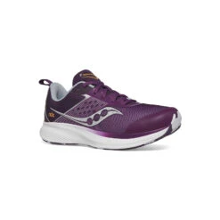 Saucony Kid’s Ride KDZ Sneaker Plum/White