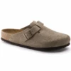 Birkenstock Boston Soft-Footbed Taupe Suede 1 Birkenstock Boston Soft-Footbed Taupe Suede -Lauries Shoes Store Screen Shot 2019 11 03 at 8.22.59 AM