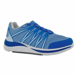 Drew Women’s Balance Sneaker Blue Leather Mesh