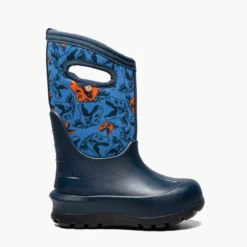 Bogs Kid’s Neo-Classic Winter Boot Cool Dino Navy Multi