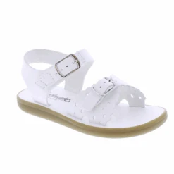 Footmates Kid’s Eco-Ariel Sandal White Micro