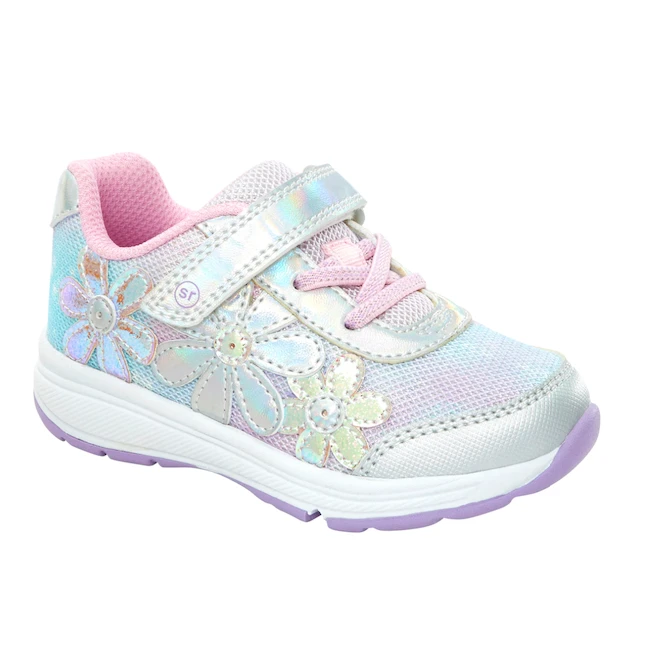 Stride Rite Kid’s Light-Up Glimmer Sneaker Iridescent 3 Stride Rite Kid’s Light-Up Glimmer Sneaker Iridescent