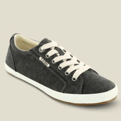 Taos Women’s Star Sneaker Charcoal Wash Canvas