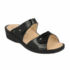 Finn Comfort Women’s Catalina Black Leather