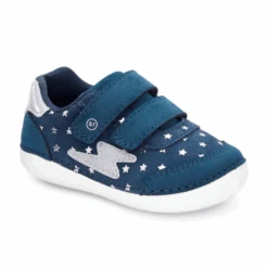 Stride Rite Infant Zips Kennedy Sneaker Navy Stars