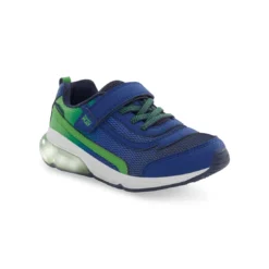 Stride Rite Kid’s Light-Up Surge Bounce Sneaker Navy/Green