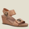 Taos Women’s Carousel 3 Sandal Tan -Lauries Shoes Store Taos Womens Carousel 3 Sandal Tan