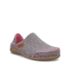 Taos Women’s Convertawool Clogs Grey Rose -Lauries Shoes Store Taos Womens Convertawool Clogs Grey Rose