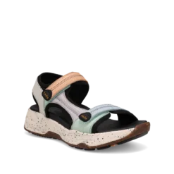 Taos Women’s Super Side Sandal Retro Embossed Multi