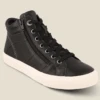 Taos Women’s Winner High-Top Sneaker Black -Lauries Shoes Store Taos Womens Winner High Top Sneaker Black
