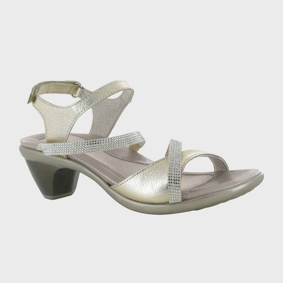 Naot Women’s Innovate Heel Gold Leather With Rivets 3 Naot Women’s Innovate Heel Gold Leather With Rivets