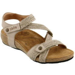 Taos Women’s Trulie Sandal Stone Leather