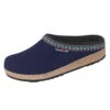 Haflinger GZ10 Classic Wool Grizzly Clog Navy -Lauries Shoes Store Untitled 1 18