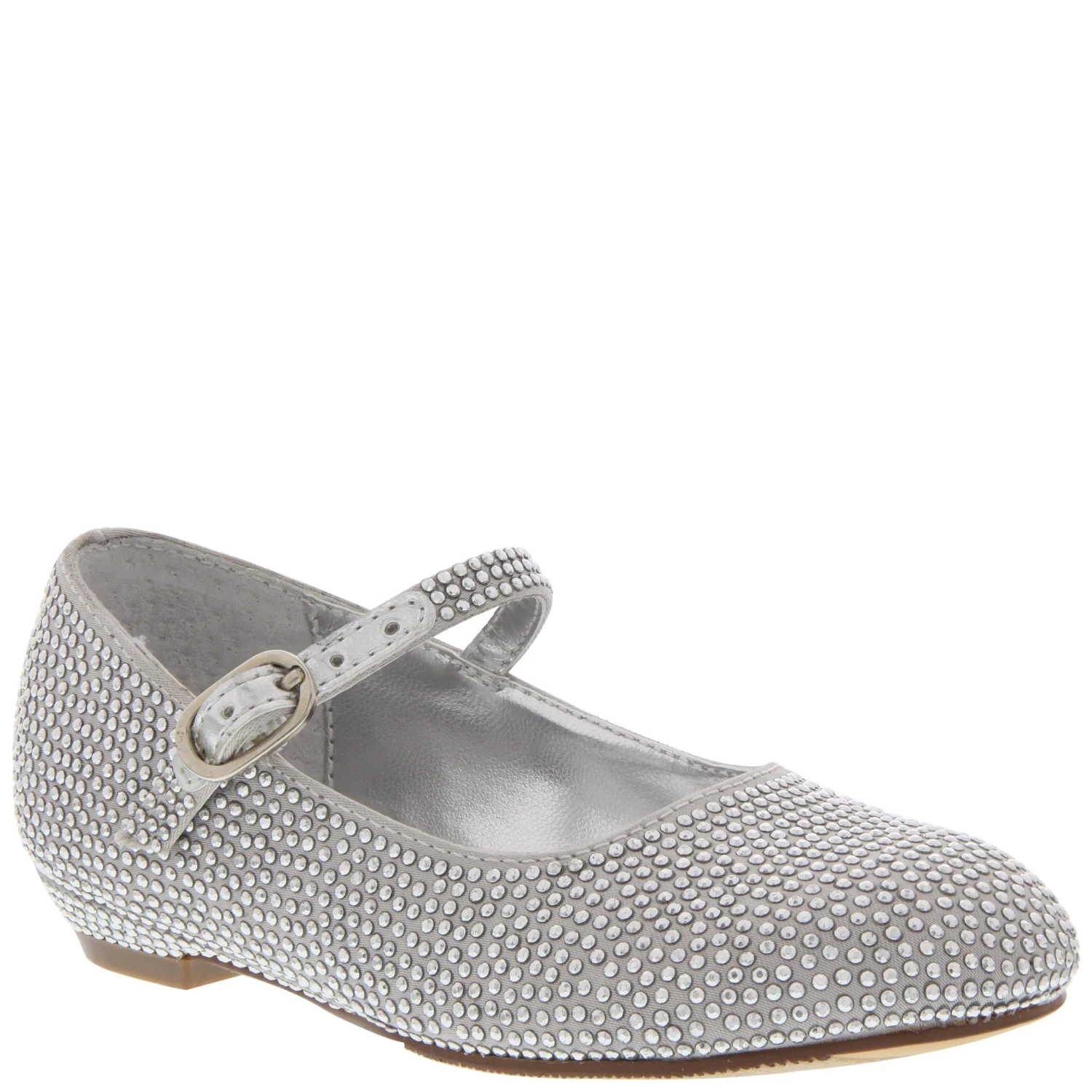 Nina Kid’s Zelia T Silver Satin Studs 3 Nina Kid’s Zelia T Silver Satin Studs