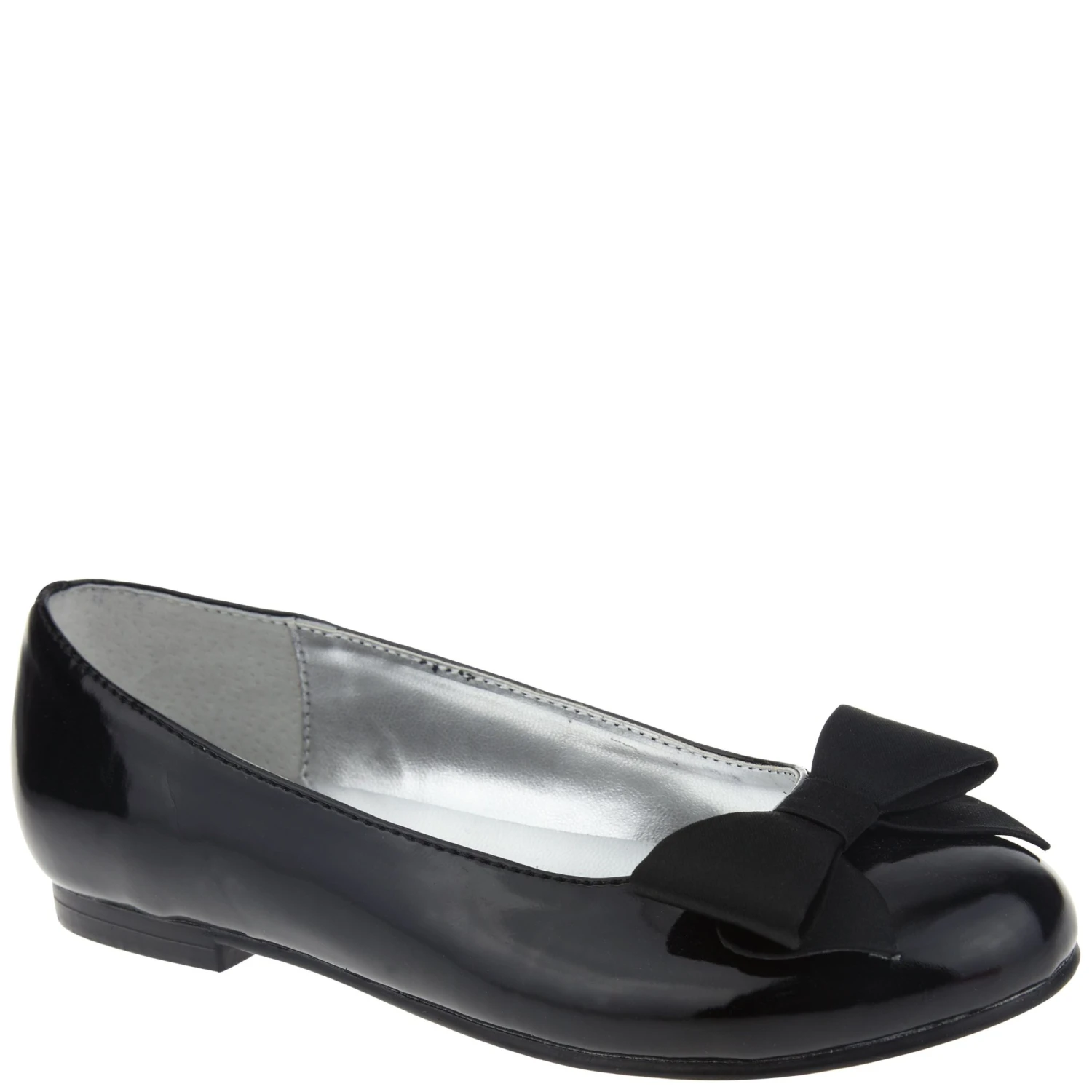 Nina Kid’s Pegasus Flat Black Patent 3 Nina Kid’s Pegasus Flat Black Patent